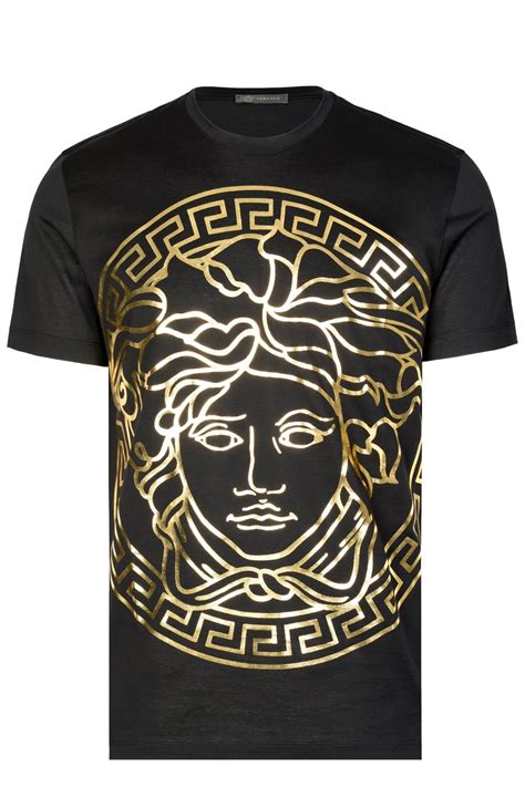 versace medusa head seahourse t shirt|Versace Medusa shirt men's uk.